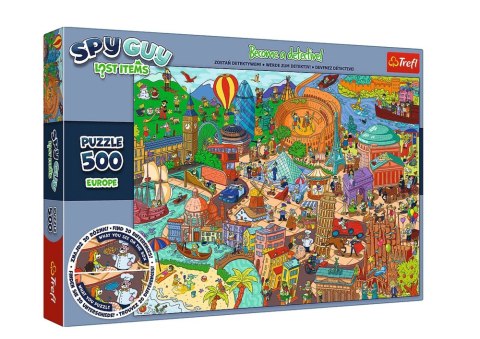 Puzzle - 500 - Spy Guy Lost Items: Europe Rodzina Treflików 37481