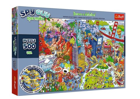 Puzzle - 500 - Spy Guy Lost Items: USA Rodzina Treflików 37480