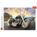 Puzzle 500 el. Czarny motocykl 37384