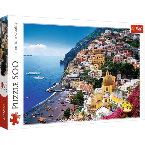 Puzzle 500 el. Positano, Wybrzeże Amalfickie, Włochy Trefl 37145