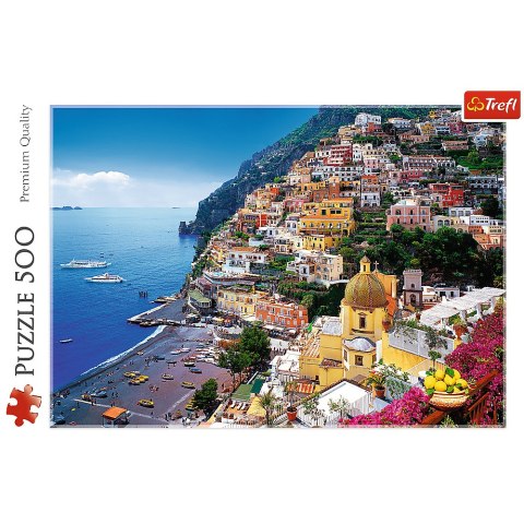 Puzzle 500 el. Positano, Wybrzeże Amalfickie, Włochy Trefl 37145