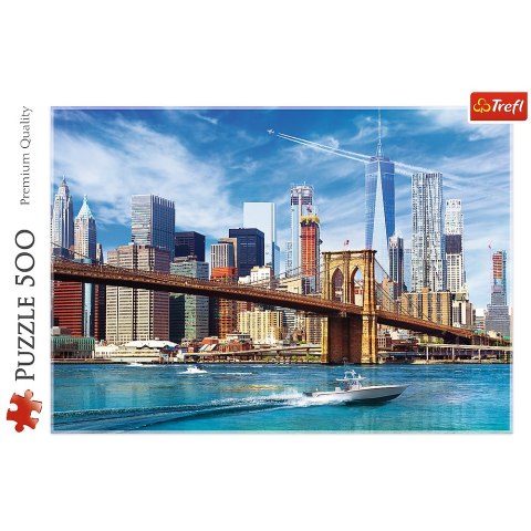 Puzzle 500 el. Widok na Nowy Jork Trefl 37331