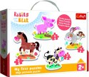 Puzzle - Baby Classic - Na farmie - Bobaski i Miś Trefl 36127