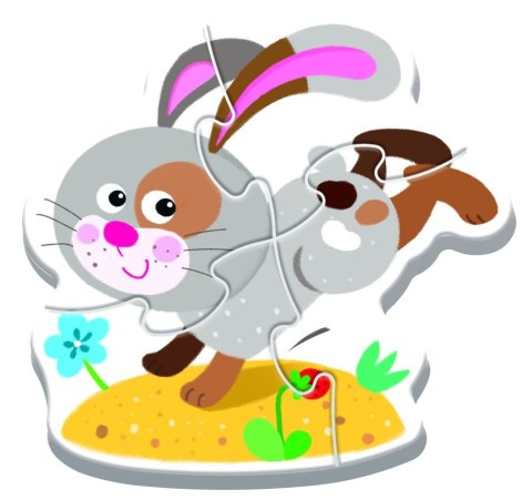 Puzzle - Baby Classic - Na farmie - Bobaski i Miś Trefl 36127