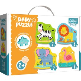 Puzzle - Baby Classic - Zwierzątka na safari / Trefl Baby 36073