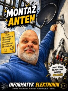 Montaż i ustawianie anten naziemnych DVB-T2 oraz satelitarnych w Limanowej