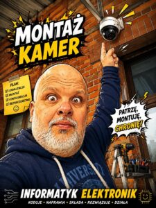 Montaż kamer monitoring Limanowa - KOM-SAT-NET